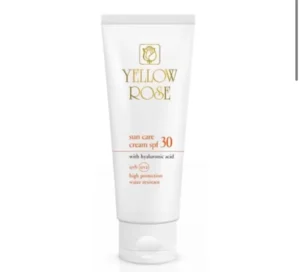 СОНЦЕЗАХИСНИЙ КРЕМ ІНТЕНСИВНО ЗВОЛОЖУВАЛЬНИЙ SPF 30 YELLOW ROSE SUN CARE CREAM, 250 ML